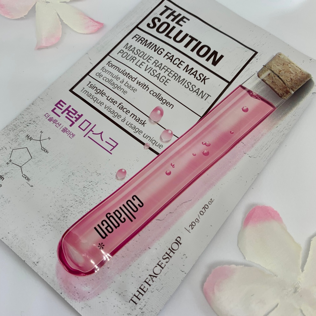 the face shop the solution firming face mask review